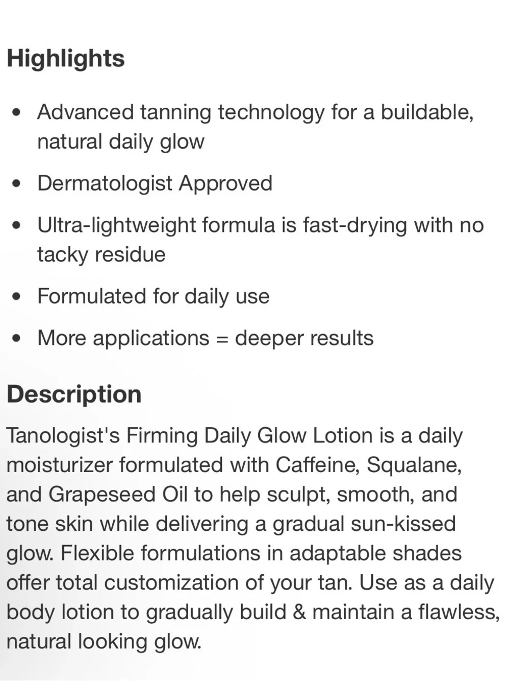 Tanologist Daily Glow Body Lotion - Light to Medium - Blue